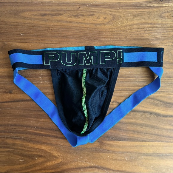 Pump Jockstrap black/blue - New - Picture 2 of 6